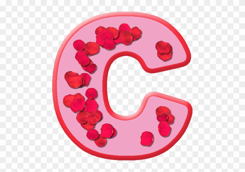 Rose Petals Letter C #406749