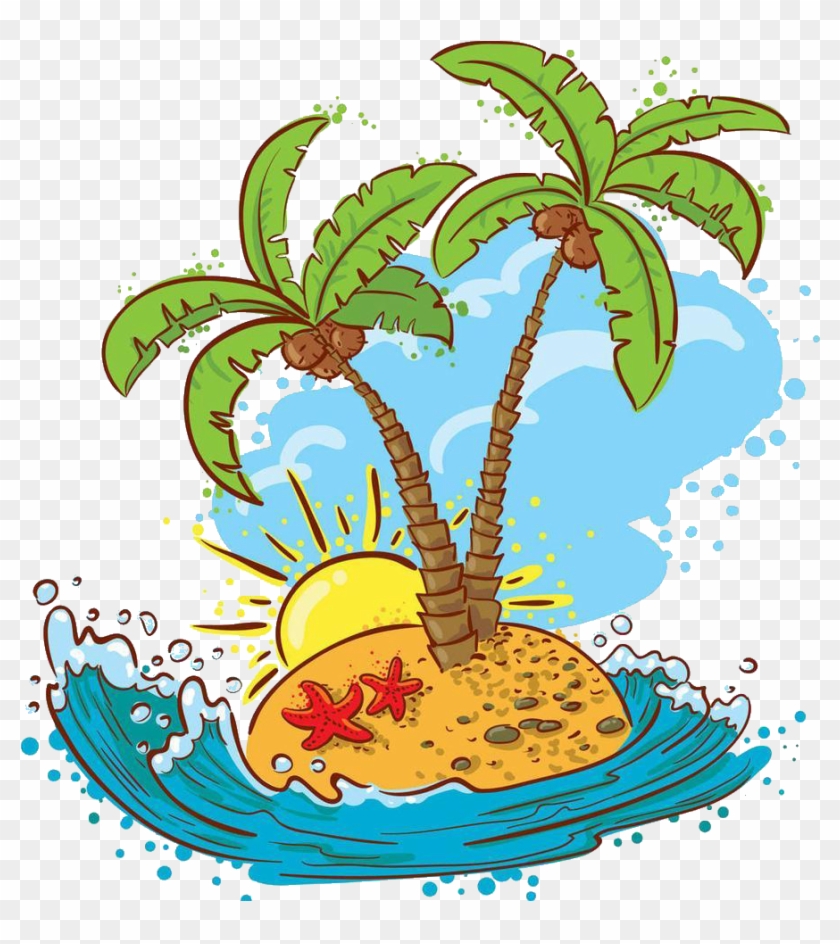 Coconut Tree Cartoon - Coconut Tree Cartoon #406966