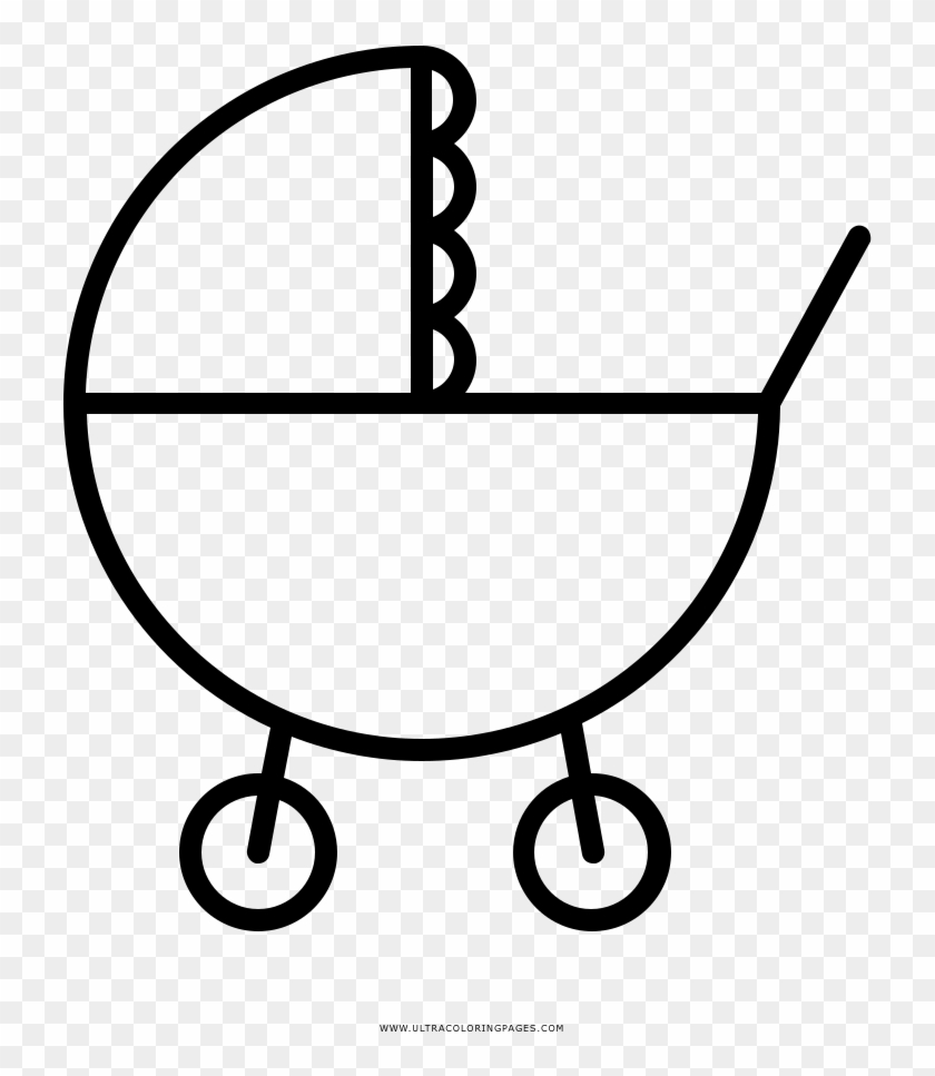 Pram Coloring Page - Dibujos De Coches De Bebe Para Colorear #407038