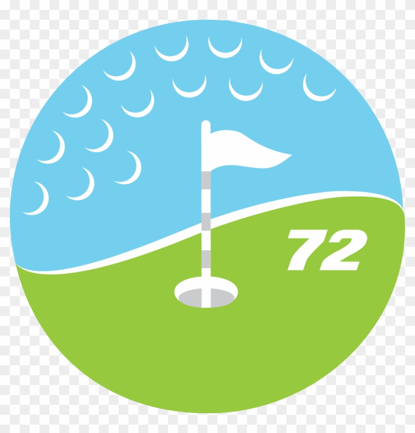 Hole72 Logo - Circle #407578