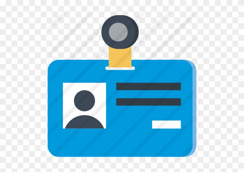 Id Card - Id Card Flat Icon Png #408391
