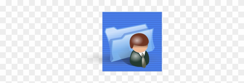Contacts Folder Icon Clip Art Free Vector 4vector - Art #408435