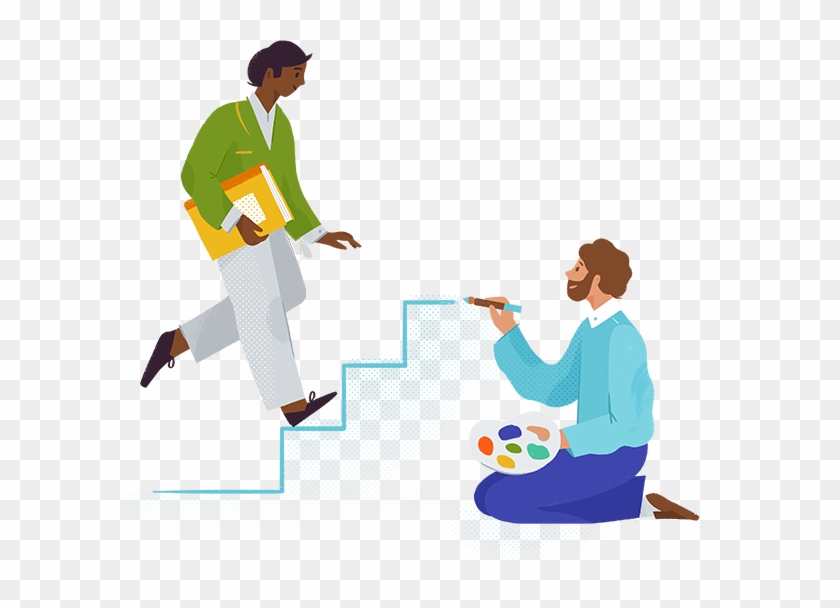 Abstract Illustration Of An Artist And A Knowledge - Sitting #408463
