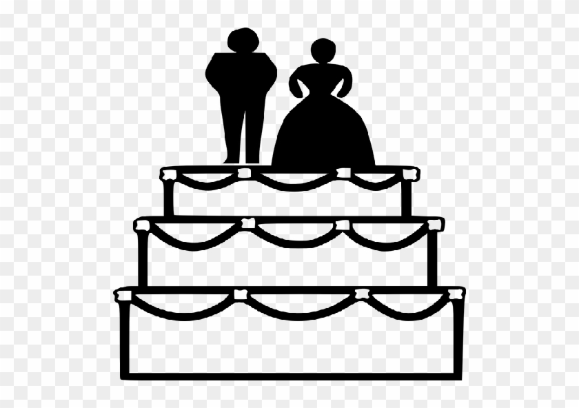 Wedding Cake Topper Clipart #409030