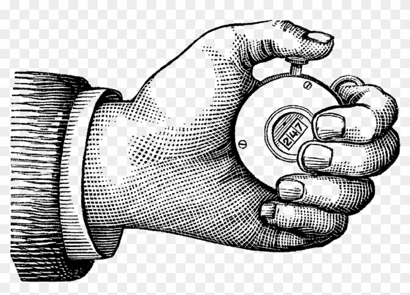 Stock Hand Image Vintage - Vintage Hand Clip Art #409039