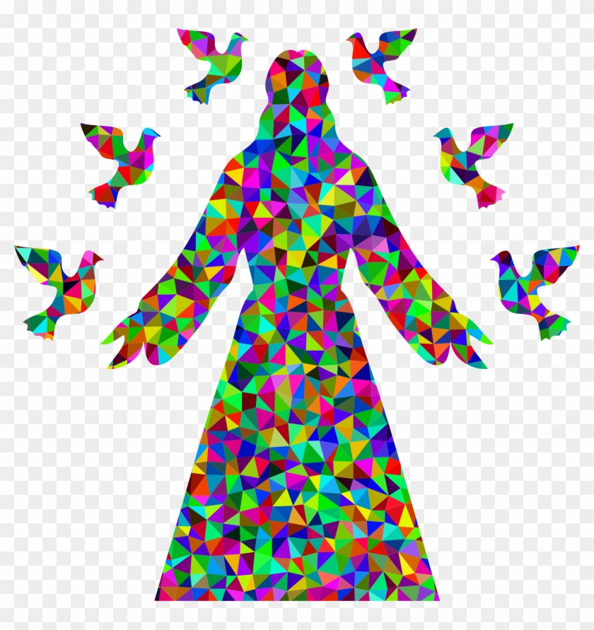 Low Poly Jesus Christ - Jesus Silueta Png #409104