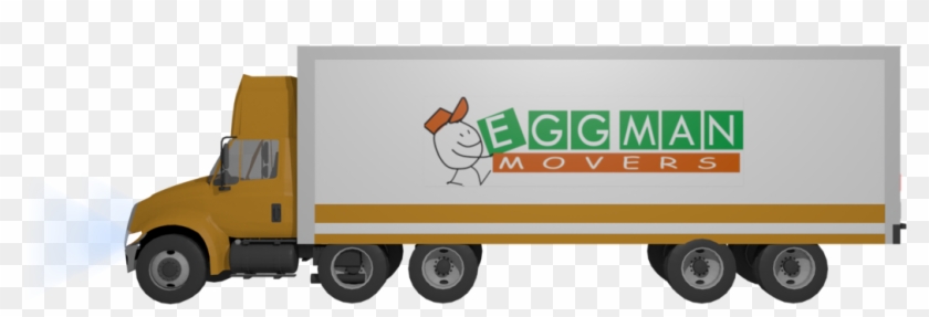 Moving Truck Clipart Image Colorful Cartoon Moving - Trailer Truck #409254