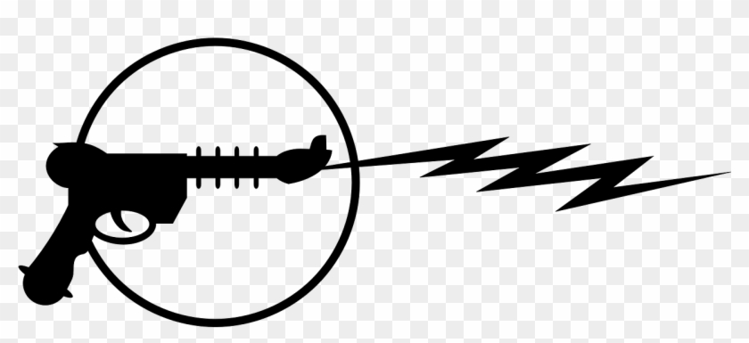 Free Raygun Glyph Dingbat - Ray Gun Clip Art #410072
