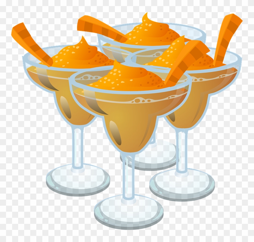 Ice Cream Sundae Clipart 25, - ไอ ศ ครีม สี ส้ม #410341