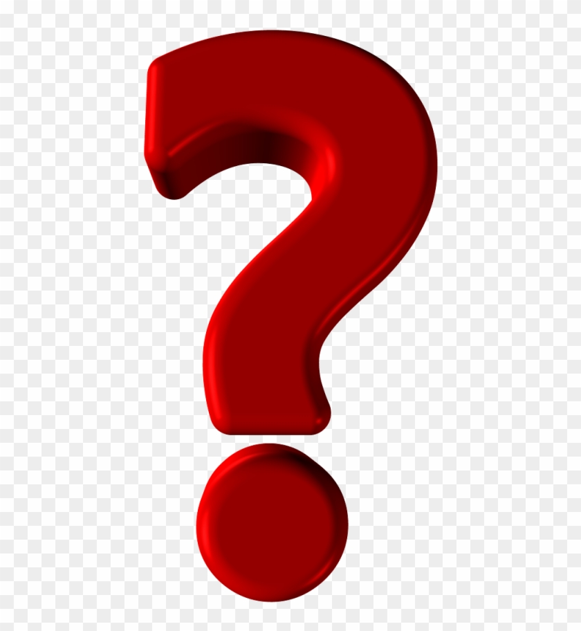 Neben Seiner Großen Sorge Um Die „bambini-feuerwehren“ - Red Question Mark Transparent Background #410629