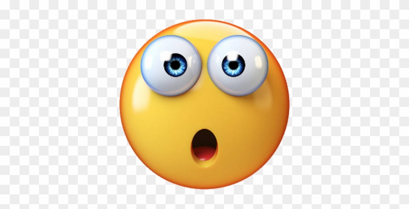 Smiley Émoticône Clipart Cartoon Visage Jaune Surpris - Emoji Without Shocking Background #410704