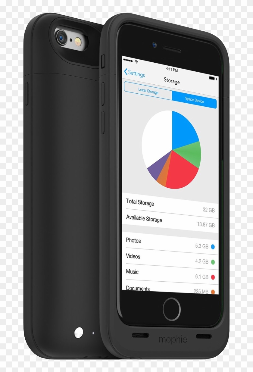 Mophie Space Pack 64gb For Iphone 6 Plus - Black By #411274