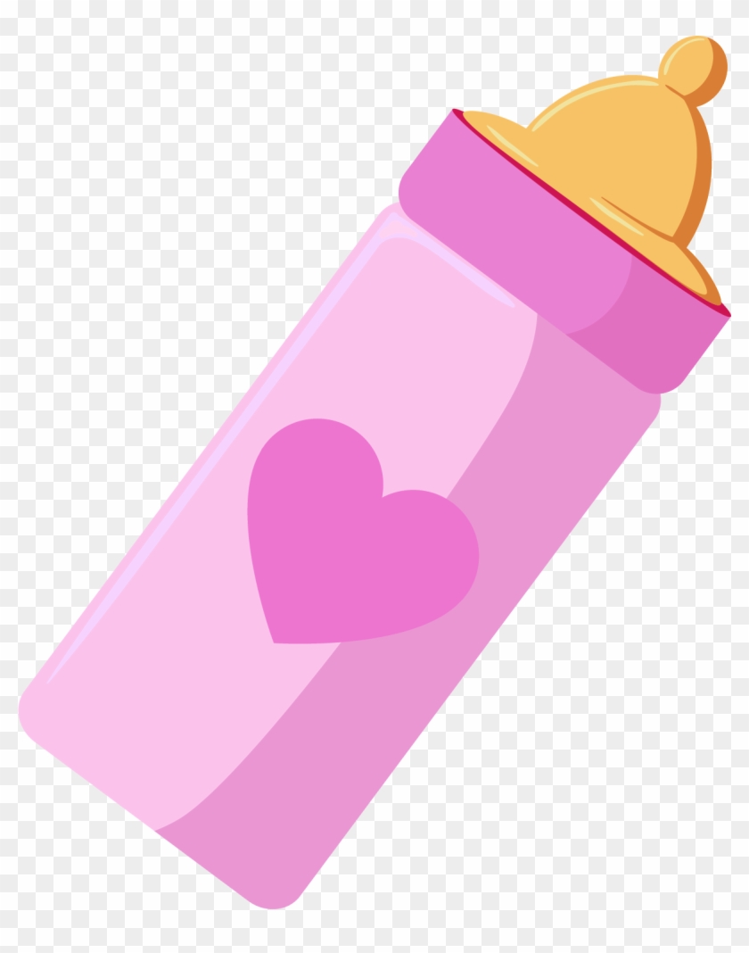 Pink Baby Bottle - Baby Bottle #411683