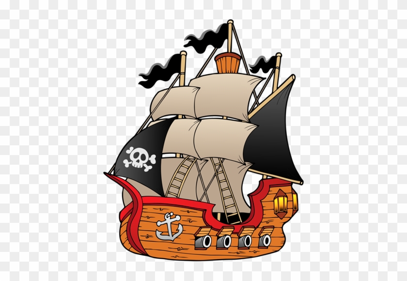 Pirate Ship Clipart - Pirate Clip Art #411860
