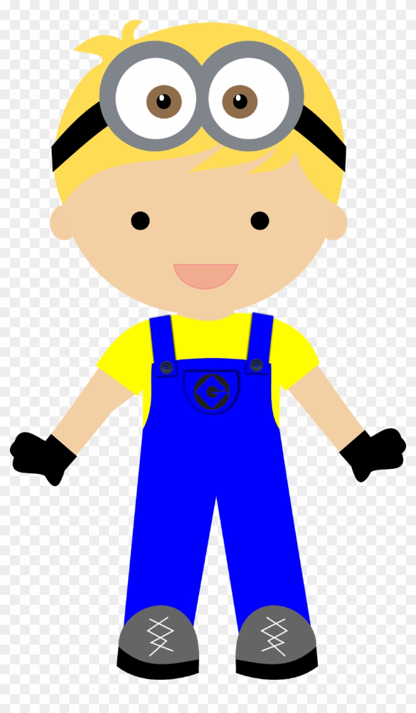 Menino Loiro Minions Montando Minha Festa - Menino Loiro Png #412110