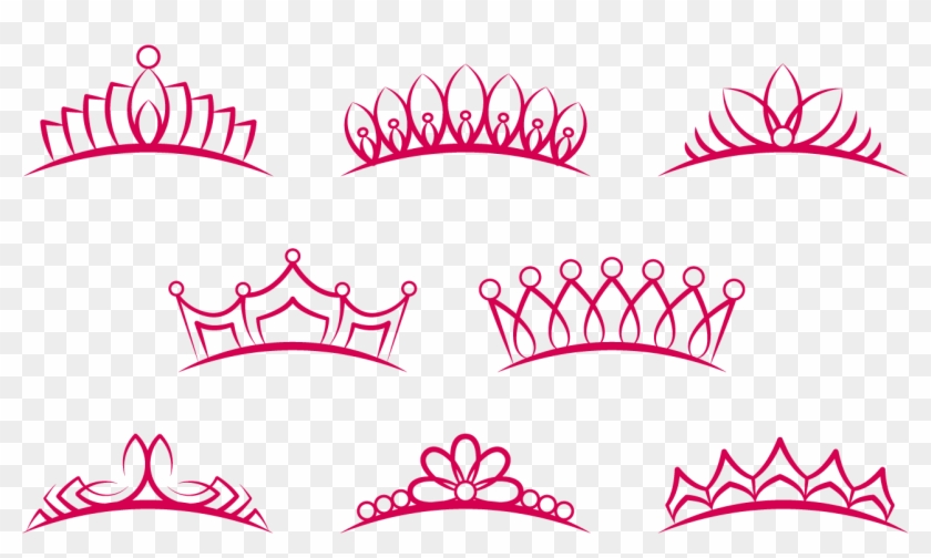 Crown Euclidean Vector Tiara Princess - Princess Crown Free Vector #412250