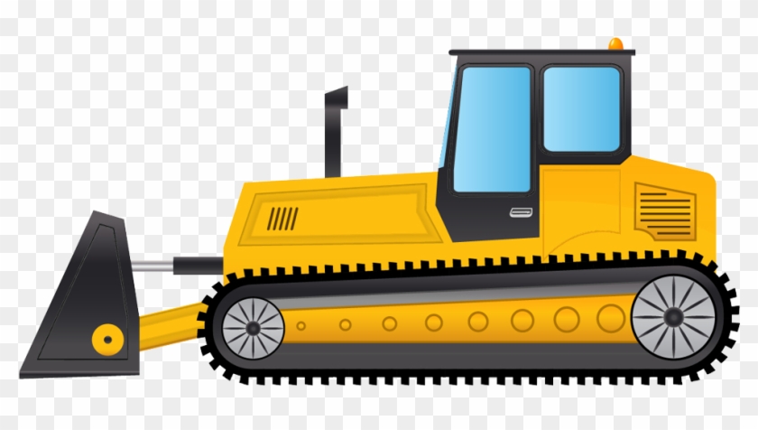 Bulldozer Png - Excavator Cartoon #413482