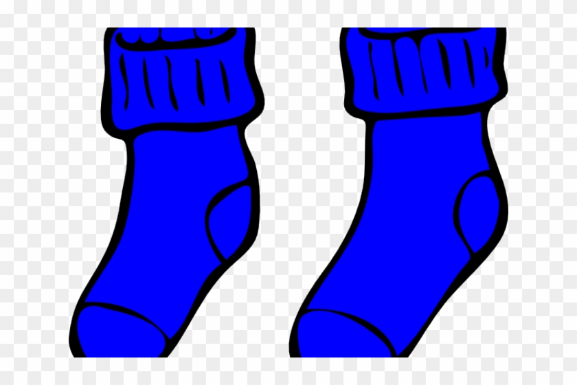 Blue Socks Cliparts - Blue Socks Cliparts #413532