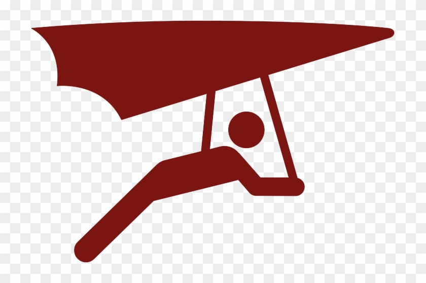 Ve Lo Vtt Randonne E Peche Tennis Cheval Ulm Accrobranche - Hang Glider Clip Art #413617