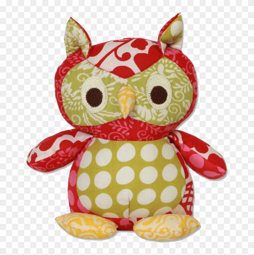 Sweet Spring Patchwork Owl Stuffed Animal - Owl #413936