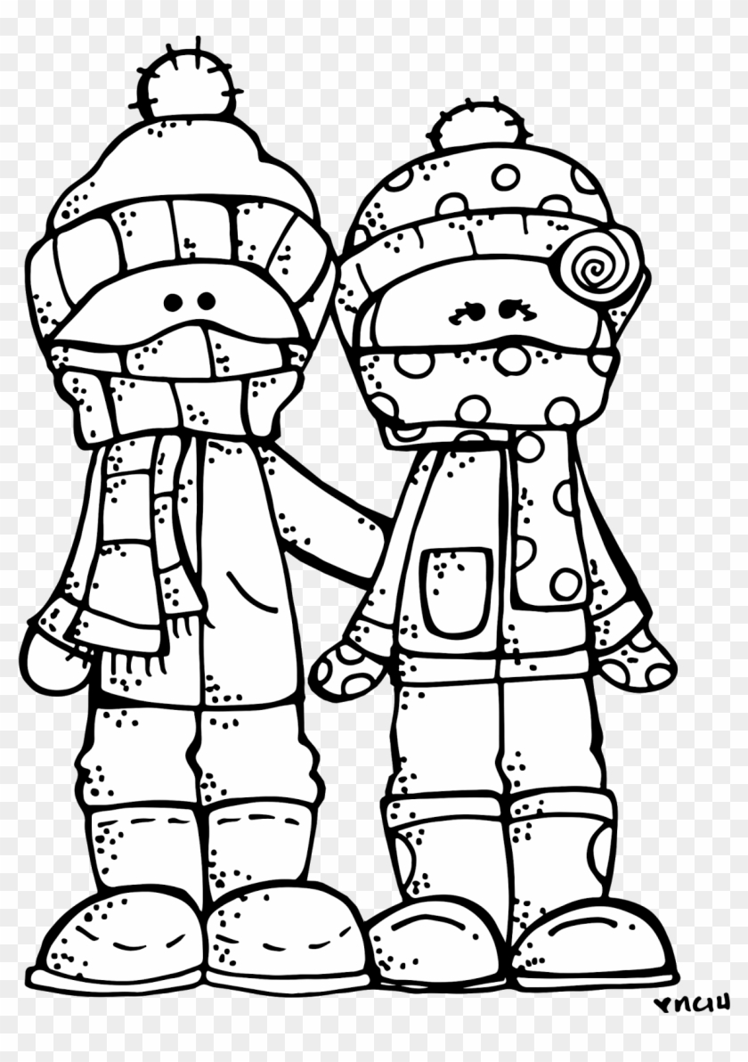 Winter Clipart Black And White - Winter Melonheadz #414098