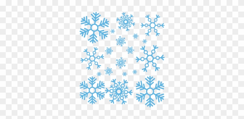 Vinilo Copos De Nieve - Flower #414327