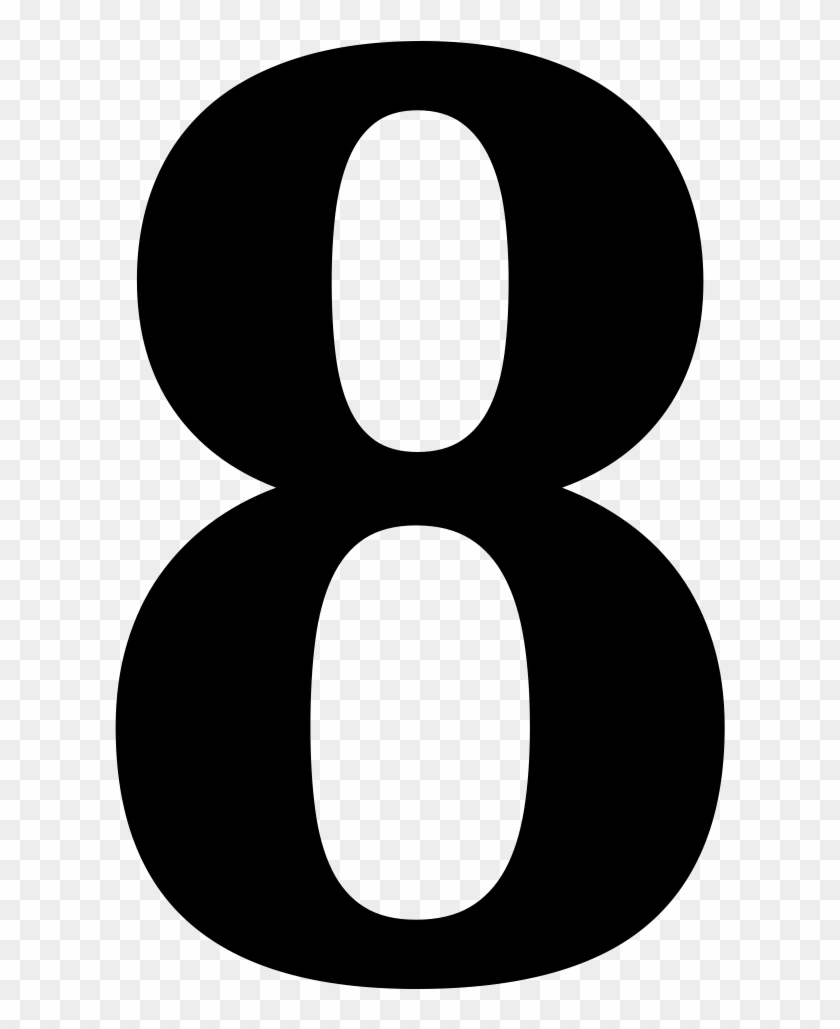 Fichier - Huit - Svg - Number 8 In Bold #414413