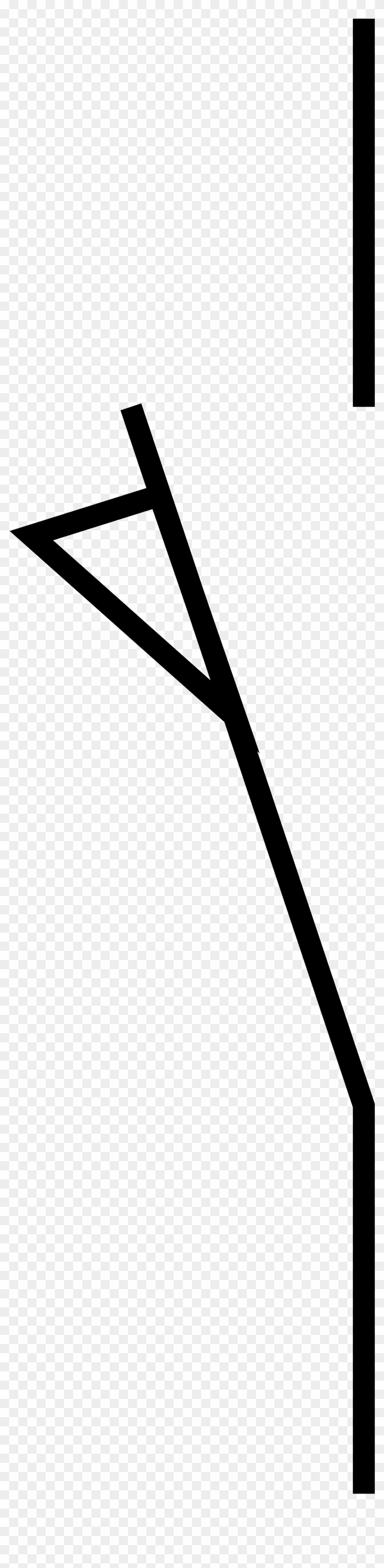Symbol Threshold Switch - Normally Open Contact Symbol #414573