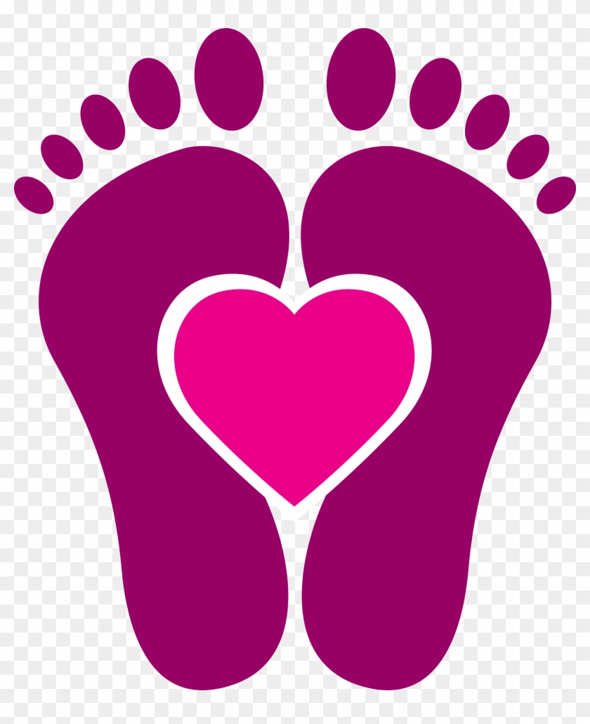 Reflexology Logo Alternative Health Services Can Stock - Footprints Art Logo #414772