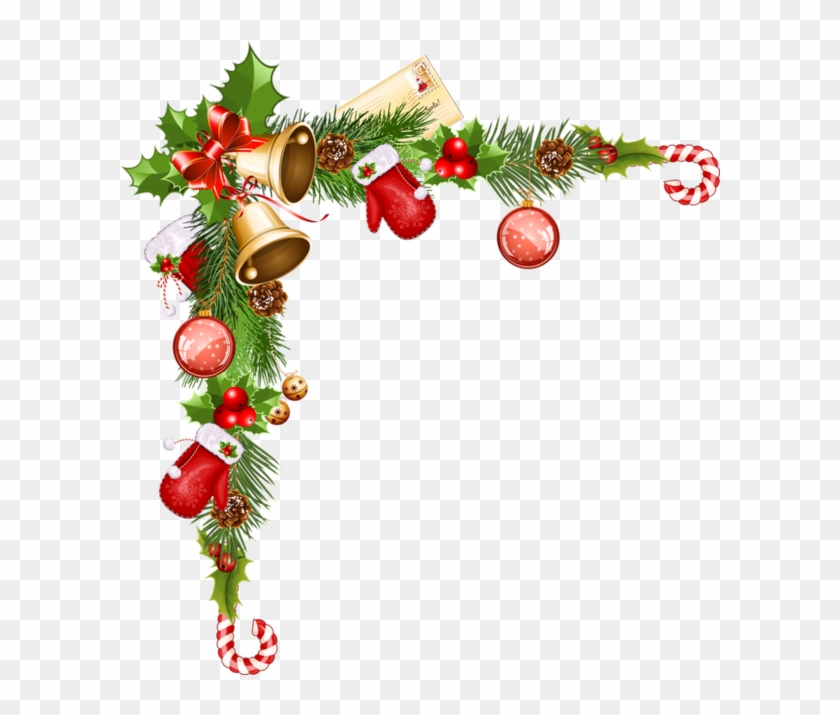 Coins,bordures,noel - Christmas Corner Border #414985