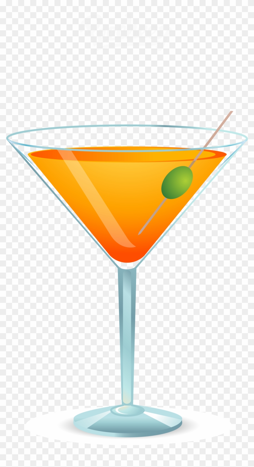Cocktail Martini Orange Juice Clip Art - Cocktail #415060