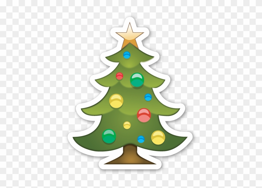 Christmas Tree - Christmas Tree Emoji Png #415538