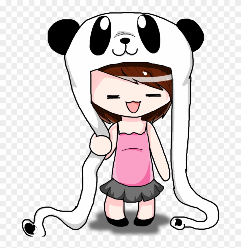Chibi Panda Hat - Cartoon #415773