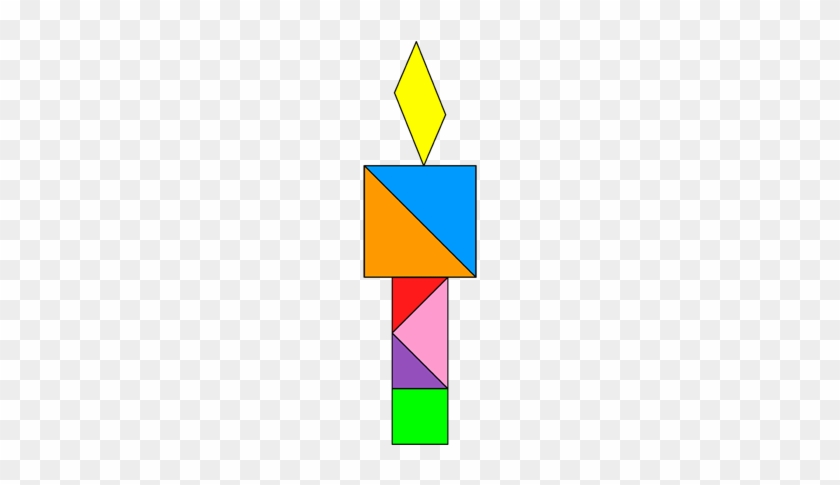 Tangram Olympic Flame - Olympic Tangrams #416483