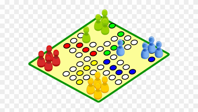 Clovece Nezlob Se Board Game Clip Art At Clker Com - Circle #416804