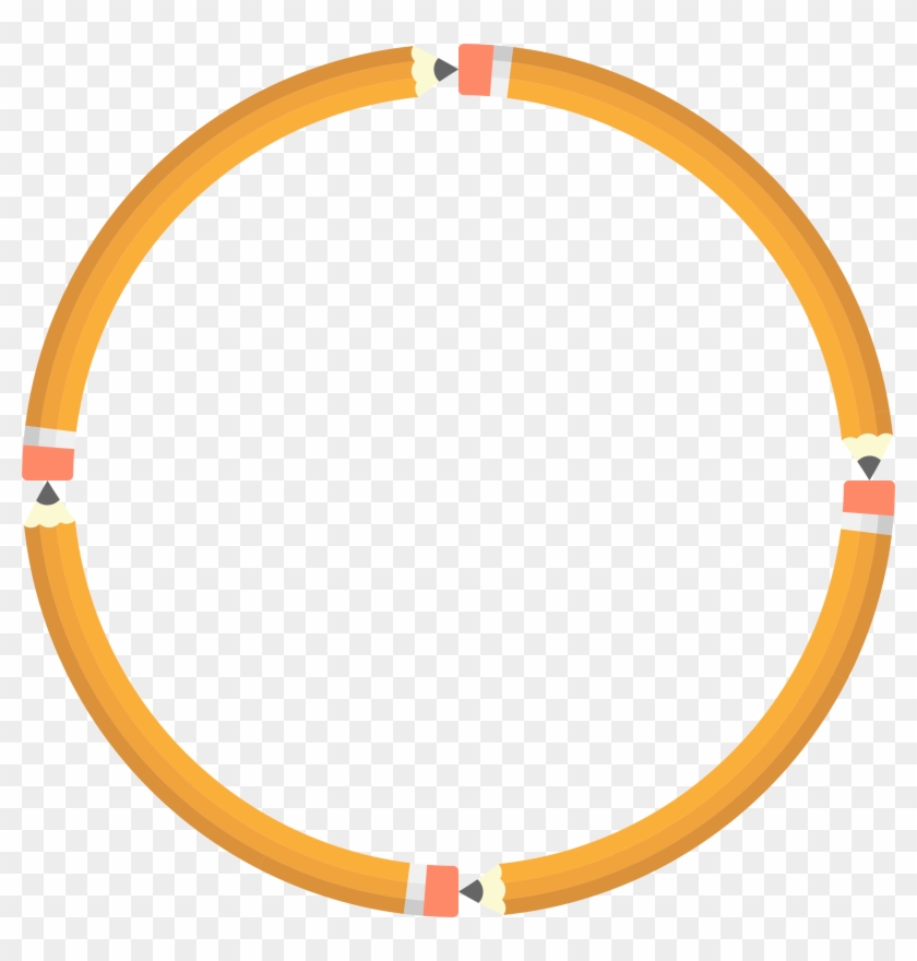 Clipart Pencil Circle - Pencil In Circle Png #416966