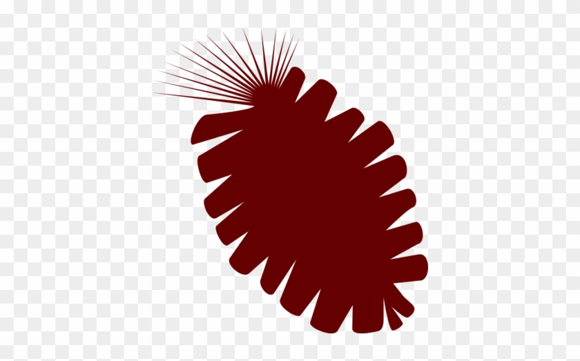 Free Pine Cone Clip Art - Pine Cone Silhouette Clipart Png #417967
