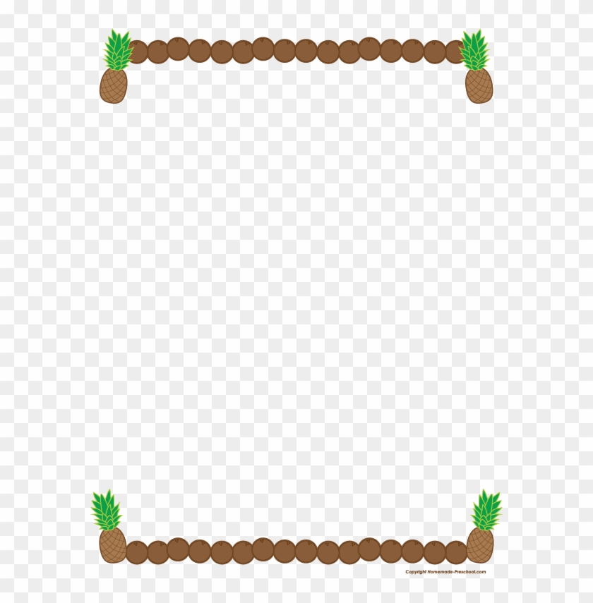 Coconut Clipart Border - Coconut Clipart Border #418703