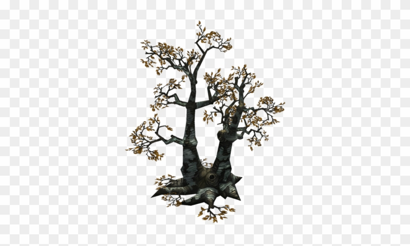 Low Poly Dead Tree Set 3d Model Low-poly Obj Fbx Ma - Low Poly #418815