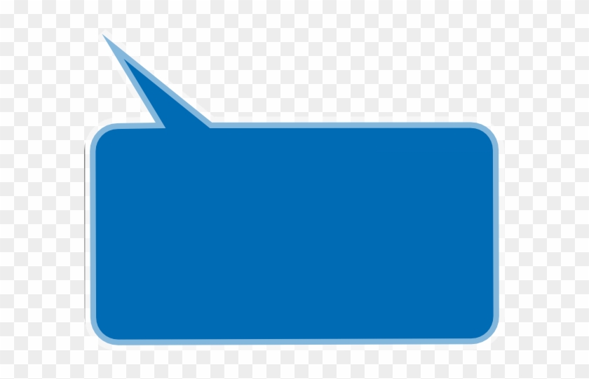 Speech Bubble Svg Clip Arts 600 X 461 Px - Speech Bubble Blue Png #419143