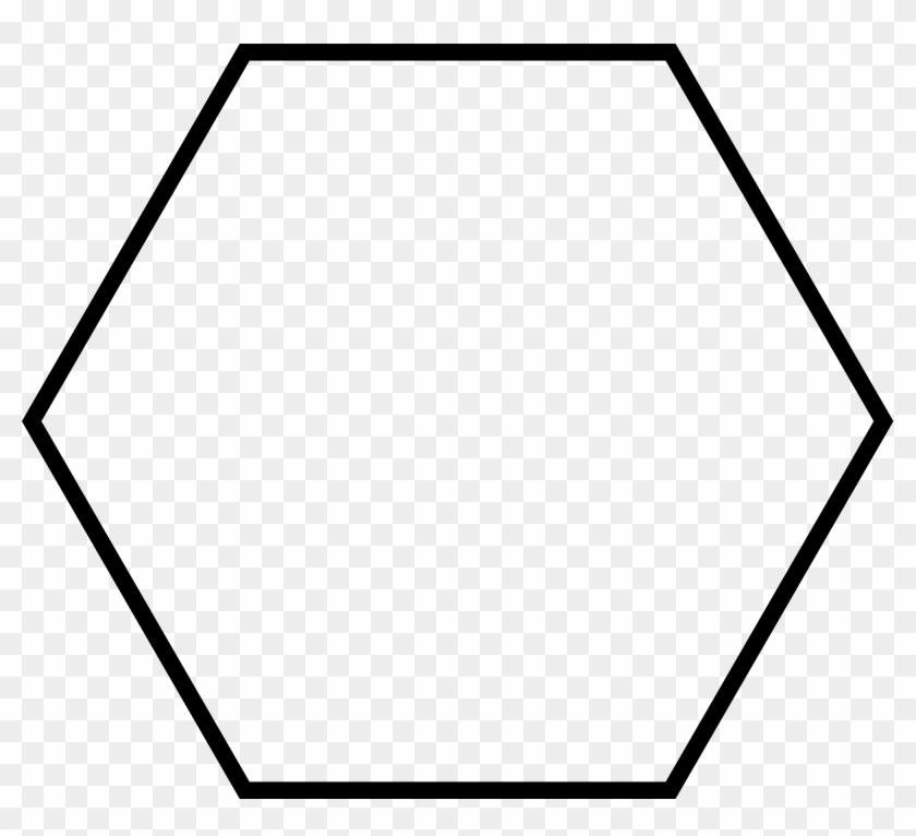 Pentagon Clipart Hexagon - Hexagon Clipart Black And White #419522