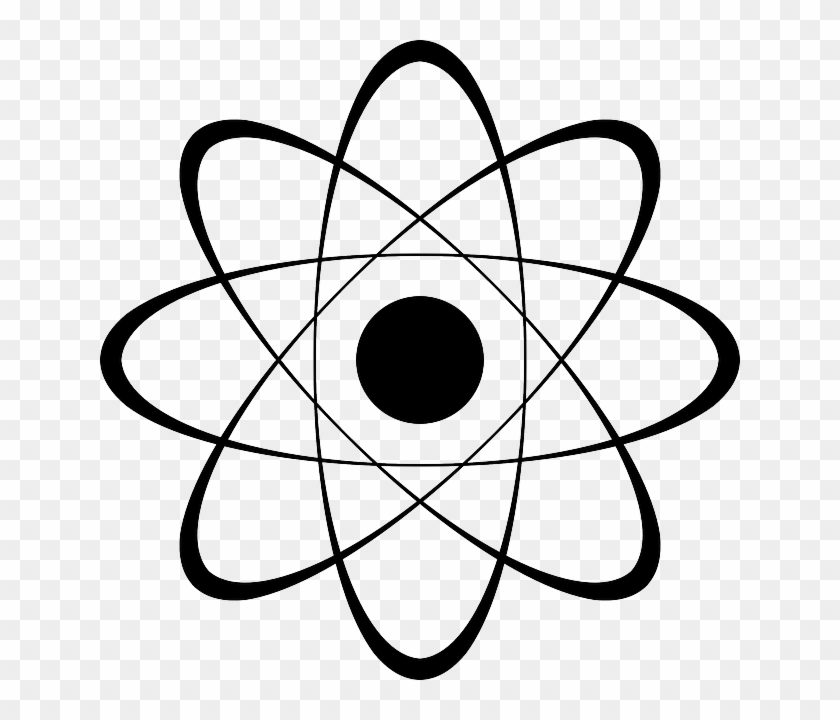 Electrons Stylized, Science, Atom, Physics, Nucleus, - Atom Icon #419712