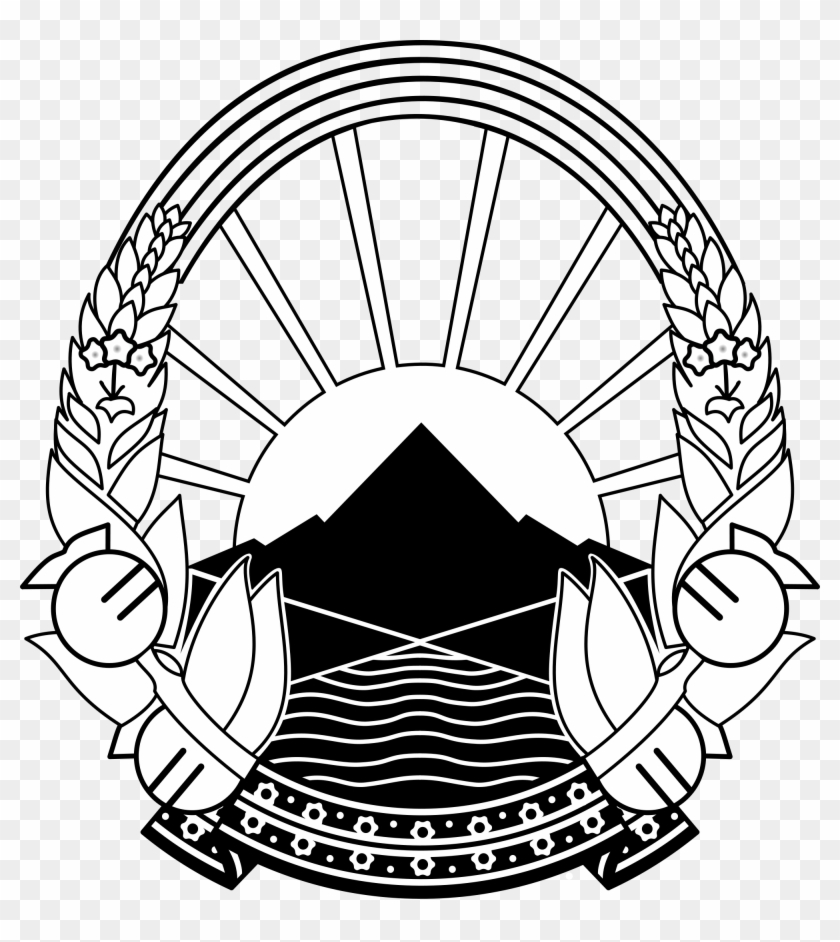 Open - Republic Of Macedonia Coat Of Arms #419915