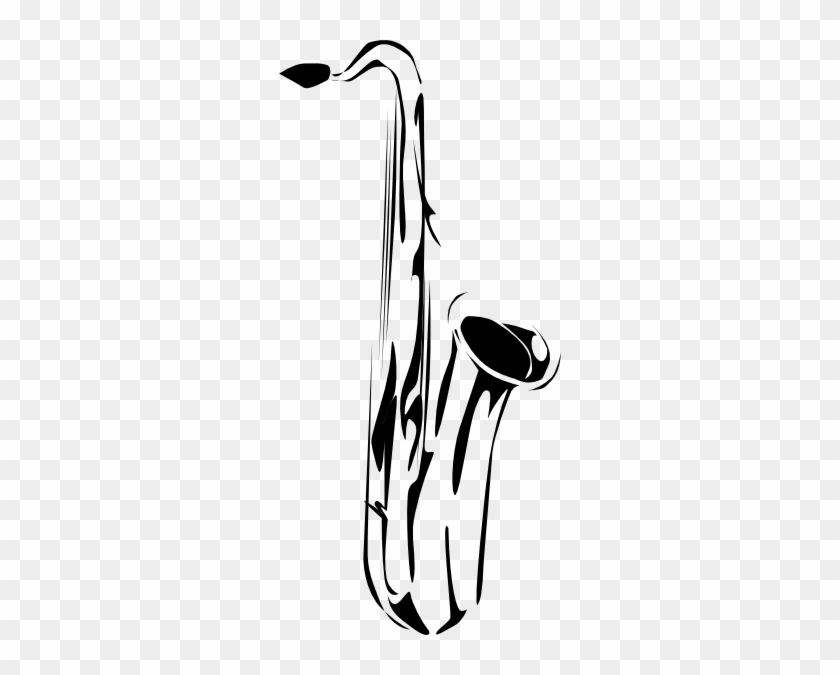 Free Vector Saxophone Clip Art - Saxofon Tribal #420375