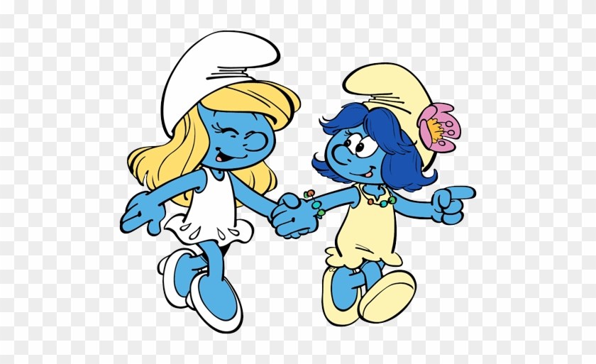 Papa Smurf Smurflily, Smurfette Smurfblossom, - Smurfs The Lost Village Smurfs Blossom #420733