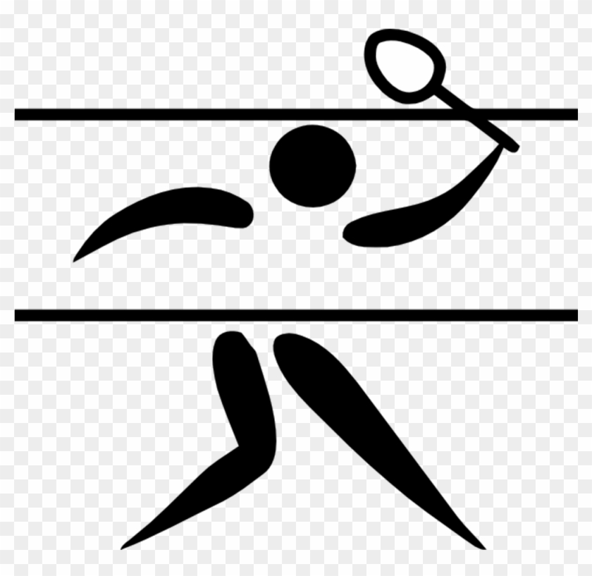 Badminton - Olympic Badminton Clipart #420748