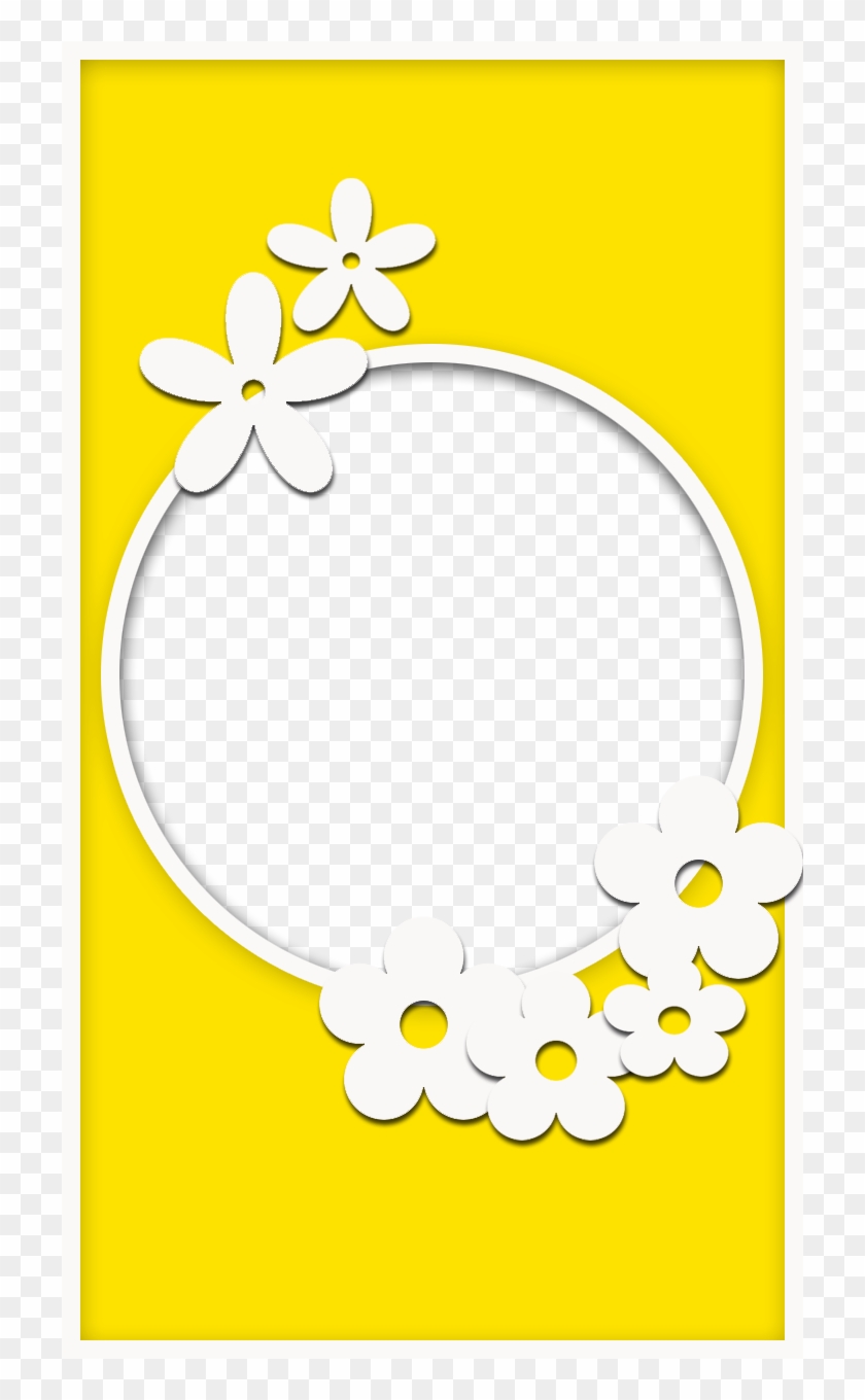 Yellow Flower Frame - Yellow Flower Frame #420805