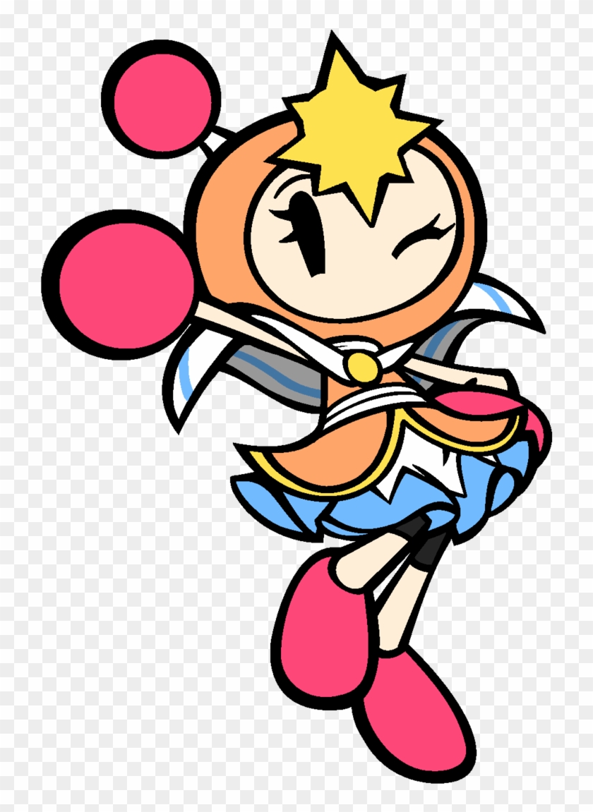 Alternate Sunshine Bomber Redesign By Caitlinthestargirl - Pink Super Bomberman R Characters #68425