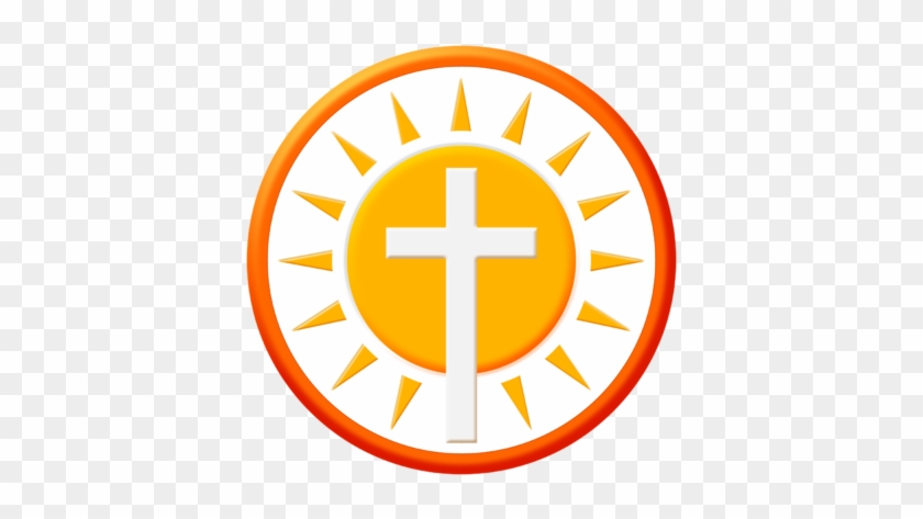 Sun Clipart Circle - Cross With Sun Clipart #68484