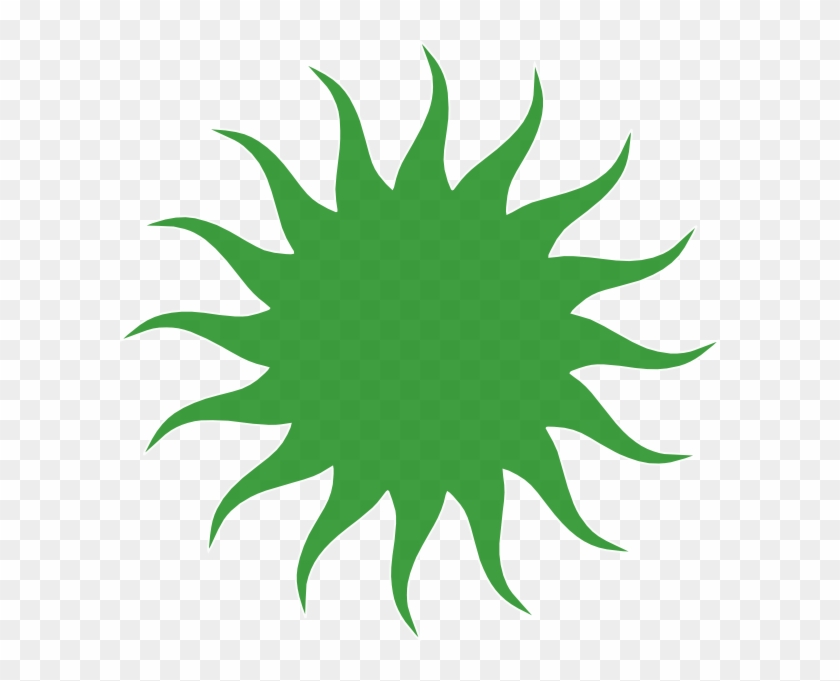 How To Set Use Green Sun Svg Vector - Greek God Apollo Symbol Sun #68797